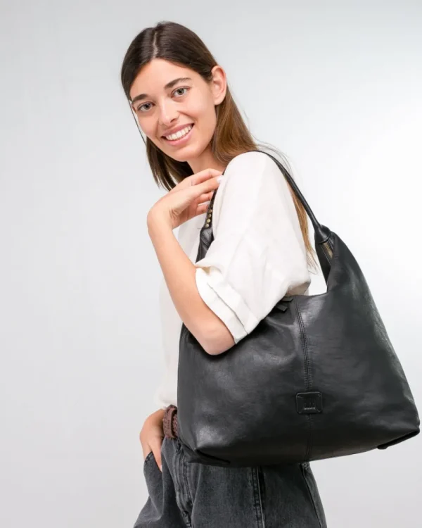 Mujer BIBA Bolsos Hobo<Bolso De Hombro Leary De Piel